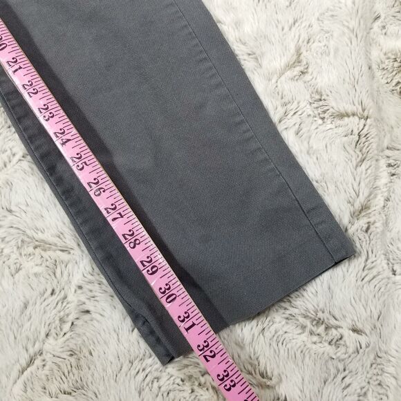 Goodfellow co Pants chino Mens 38×32 Gray Slim Ceñido Flat front Straight - Picture 5 of 10